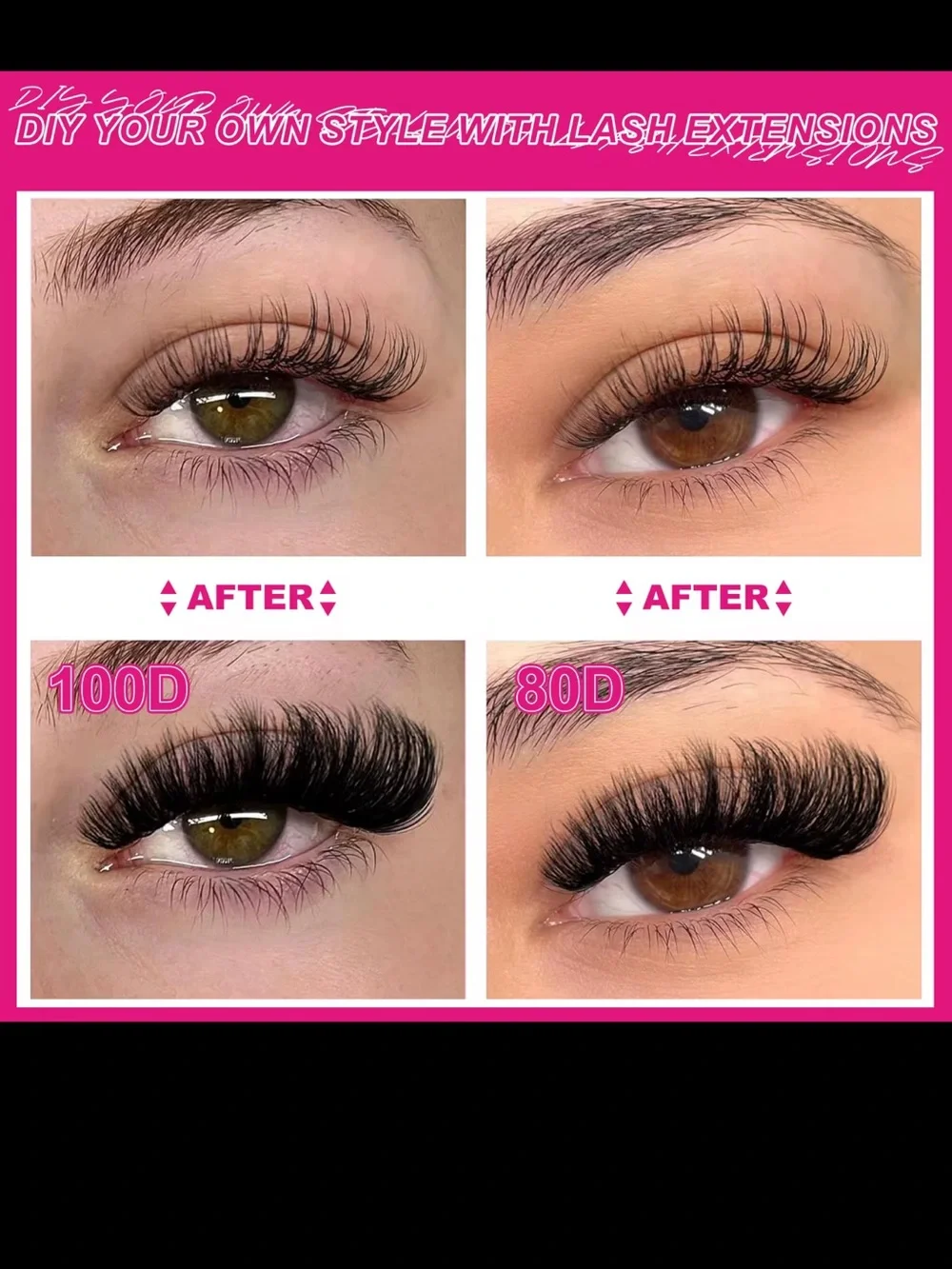 DIY Lash Extensions Black - Fowendia Lash Application Kit